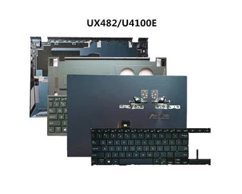 Верхняя Клавиатура Ноутбука с подсветкой США, Верхняя Нижняя Оболочка/Крышка, ЖК-Петли/Ось Для Asus Zenbook 14X Duo UX4000f UX4100E UX482 UX482EA