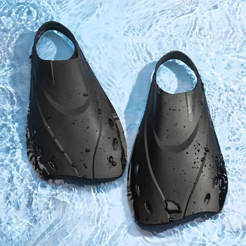 Взрослые Короткие Легкие Ласты с Карманом На Всю Ногу Для Путешествий С Коротким Лезвием Ласты для Подводного Плавания Дайвинг Подводное Плавание Дропшиппинг 3