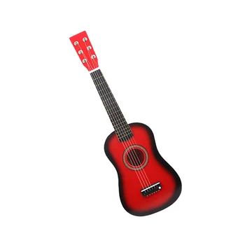 Гитара Детская Гавайская Гитара Игрушка Акустическая 23-Дюймовый Мини-Инструмент Для Малышей Старинные Деревянные Музыкальные Игрушки В стиле Имитация Образовательных