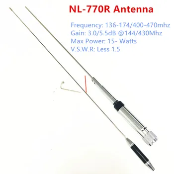 Двухдиапазонная Антенна мобильного радио NL-770R UHF VHF 150 Вт для Radtel RM-03 RM-04 QYT KT-8900 KT 890D KT-980 plus BJ-218 BJ-318