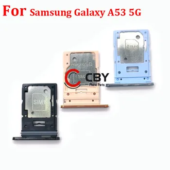 Для Samsung Galaxy A53 Слот для sim-карты 5G Держатель лотка для чтения sim-карт Разъем для чтения sim-карт