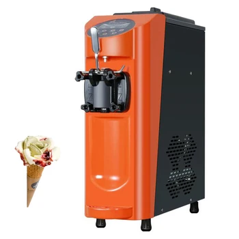 Домашняя Машина Для Производства Мягкого Мороженого С Цветным Экраном, Производитель Мороженого С Одной Головкой, Производитель Йогурта, Кухонная Техника мощностью 1 кВт 0