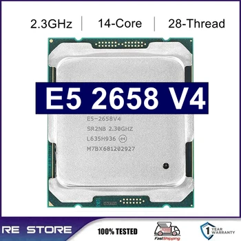 Используемый процессор Xeon E5 2658 V4 SR2NB 2,3 ГГц 14 Ядерный 105 Вт Сокет LGA 2011-3 CPU 2658V4