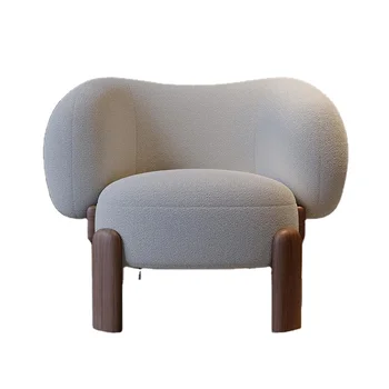 Минималистский Мастер Итальянский легкий роскошный диван кресло гостиная балкон односпальный стул Интернет знаменитость дизайнер диван для отдыха
