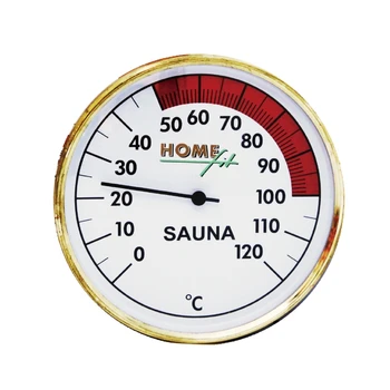 Модернизированный термометр для сауны с металлическим циферблатом, настенный датчик температуры для дома, столовой отеля, школы, батарея не требуется