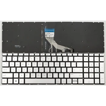 Новая клавиатура для ноутбука HP 17-CA 17-CA0020NR 17-CA0045NR 17-CA0054CL 17-CA0056NR 17-CA0064CL 17-CA0095NR Серебристого цвета с подсветкой