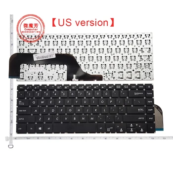 НОВАЯ клавиатура для ноутбука ASUS VivoBook 15 X505BA X505 X505BP NSK-WK2SQ0T 0KNB0-4129TU00 клавиатура для ноутбука США, черная