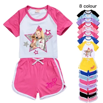 Новая пижама для маленьких девочек, пижамная одежда, комплект детской одежды, детская пижама для девочек jojo siwa princess home service set от 2 до 16 лет