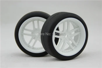 Новый дизайн 4шт RC1/10 Высокоскоростные шины для дрифта Обод колеса GT10NW смещение 3 мм (материал белый) подходит для дрифт-автомобиля 1:10