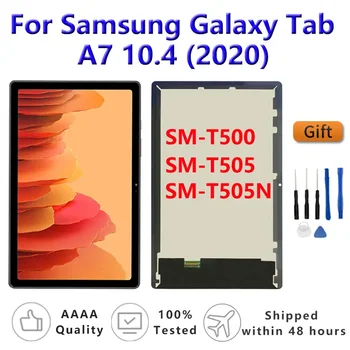Новый ЖК-дисплей Для Samsung Galaxy Tab A7 10.4 2020 SM-T500/SM-T505N T505 T500 Дисплей Сенсорный Стеклянный Экран Дигитайзер В сборе