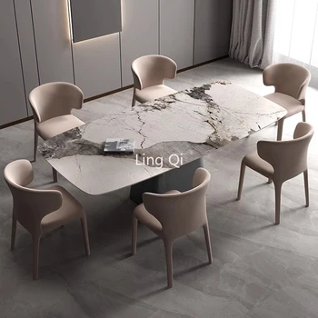 Обеденный стол итальянской кухни Современный Водонепроницаемый дизайн салона красоты Журнальные столики Кухонная мебель для дома для макияжа Muebles De Cocina