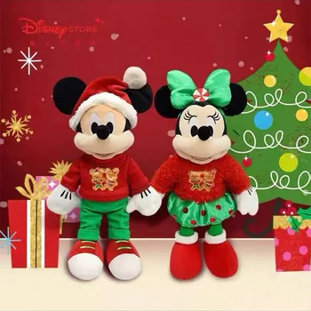 Оригинальные Плюшевые игрушки Disney с Микки и Минни Маус, Мягкие Куклы, Высококачественный Подарок на День Рождения для детей 40 см