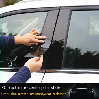 Подходит для Honda Crosstour ZR-V Inspire Stream 2023 Acura TSX модифицированная специальная отделка окон PC black mirror colimn decoration