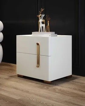 Прикроватный столик Italian rock board, легкий роскошный Instagram, известная в интернете спальня, легкий роскошный прикроватный шкаф для хранения вещей