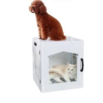 Продается Высококачественная Автоматическая коробка для домашних животных Proffisonal 2 В 1 Щетка для сушки домашних животных Фен для домашних животных Многоразового использования 1