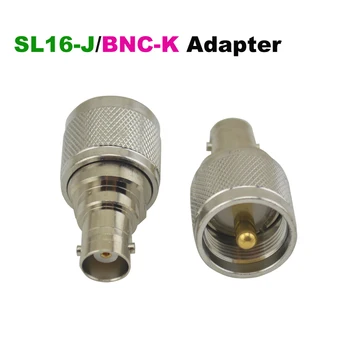 Радиочастотный адаптер SL16-J (PL259 UHF)/BNC-K (BNC Female) jack