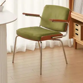 Скандинавское кресло для отдыха, Ретро ленивый диван с удобной спинкой, кресло для домашнего кабинета, дизайнерский одноместный стул для балкона 0