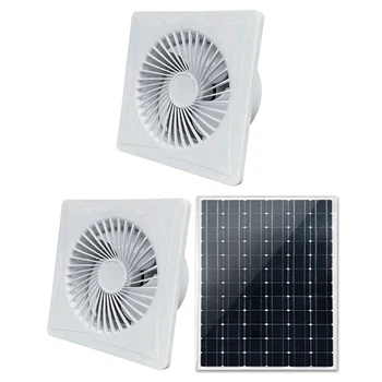Солнечный вытяжной вентилятор 12 В, высокоскоростной вентиляционный вентилятор, энергосберегающий вытяжной вентилятор, защита от комаров для ванной, кухни, туалета