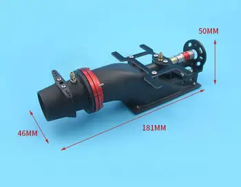 струйный насос водоструйного пропеллера калибра 24 мм Эжекторный насос распылитель пропеллера Модифицированные детали для модели корабля с дистанционным управлением DIY
