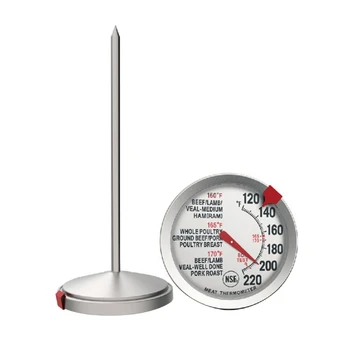 Термометр для духовки, термометр для барбекю из нержавеющей стали, кухонный термометр, датчики температуры духовки для дома Прямая поставка 4