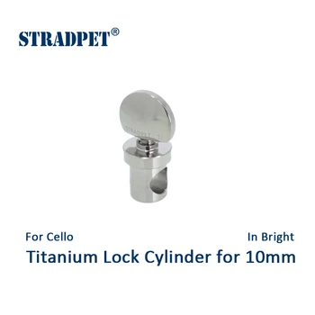 Титановый цилиндр замка STRADPET или титановый наконечник для концевой шпильки для виолончели с Резиновой головкой, Сменная деталь для концевой шпильки для виолончели Stradpet
