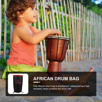 Ткань Оксфорд Водонепроницаемая Африканская сумка для барабанов Сумка для хранения музыкальных инструментов