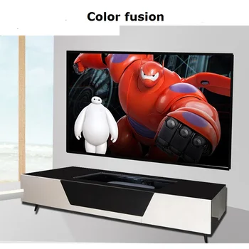 Тумба для телевизора со светодиодной подсветкой 240x49x50 см, прочная, модная и практичная мебель для телевизора для гостиной, бытовая техника