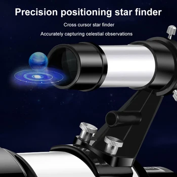 Туристический телескоп 300 мм Портативный телескоп с рефрактором с апертурой 70 мм Астрономический Преломляющий телескоп для начинающих астрономов 4