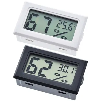 Цифровой гигрометр Термометр без кабеля Измерители малой температуры влажности по Фаренгейту для теплиц Автомобилей домашнего офиса