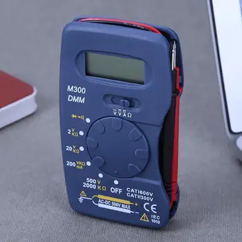 Цифровой мультиметр M300 ультратонкий мини карманный встроенный мультиметр