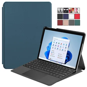 Чехол для планшета Microsoft Surface Go 3 2 1 10,5-дюймовый Чехол-подставка из Искусственной Кожи с Откидной крышкой для Принципиально Нового Ноутбука Microsoft Surface Go 3 2 Case